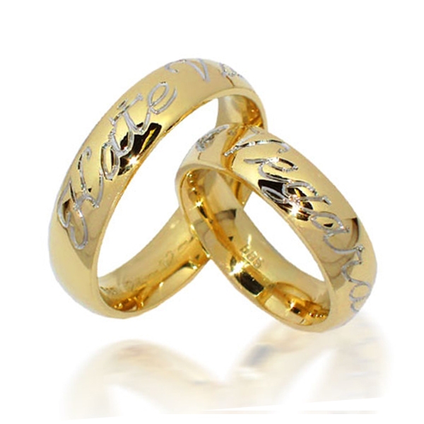 Gravering for hånd utvendig på ringer. Pris pr. ring. | smykkesenteret.no gullsmykker fra verksted merkevare amor-ringene